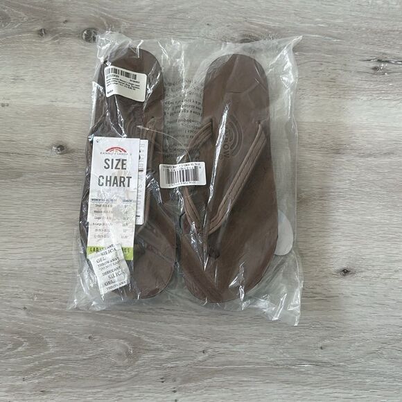 Rainbow Sandals Sing Layer Leather Narrow Strap  Expresso (8.5-9.5) NWT IN PKG - Picture 6 of 9